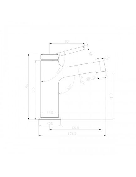 Купить Смеситель Lemark Minima LM3806C для раковины (lm3806c) по цене 8690 руб., в Санкт-Петебруге в интернет магазине 100-Систем, а также дургие товары LEMARK из раздела Рычажные смесители и Смесители для раковины