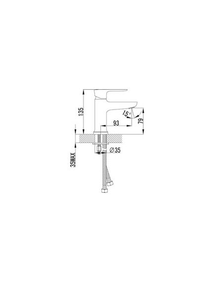 Купить Смеситель Lemark Basis LM3606C для раковины (LM3606C) по цене 4930 руб., в Санкт-Петебруге в интернет магазине 100-Систем, а также дургие товары LEMARK из раздела Рычажные смесители и Смесители для раковины