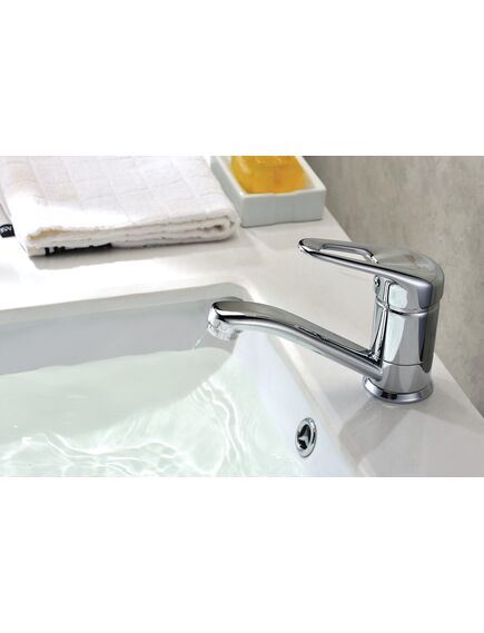 Купить Смеситель Lemark Luna LM4107C для раковины (lm4107c) по цене 4730 руб., в Санкт-Петебруге в интернет магазине 100-Систем, а также дургие товары LEMARK из раздела Рычажные смесители и Смесители для раковины