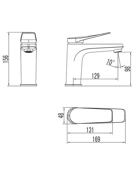 Купить Смеситель Lemark Bronx LM3706GM для раковины (LM3706GM) по цене 17540 руб., в Санкт-Петебруге в интернет магазине 100-Систем, а также дургие товары LEMARK из раздела Рычажные смесители и Смесители для раковины