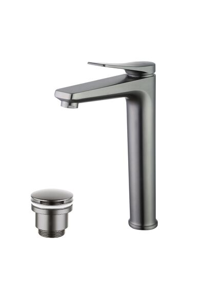 Купить Смеситель Lemark Bronx LM3709GM для раковины (lm3709gm) по цене 24590 руб., в Санкт-Петебруге в интернет магазине 100-Систем, а также дургие товары LEMARK из раздела Рычажные смесители и Смесители для раковины