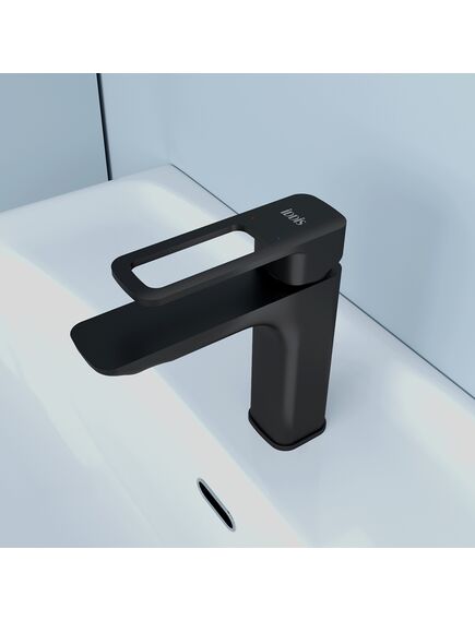 Купить Смеситель Iddis Slide SLIBL00i01 для раковины, черный (slibl00i01) по цене 10990 руб., в Санкт-Петебруге в интернет магазине 100-Систем, а также дургие товары IDDIS из раздела Рычажные смесители и Смесители для раковины