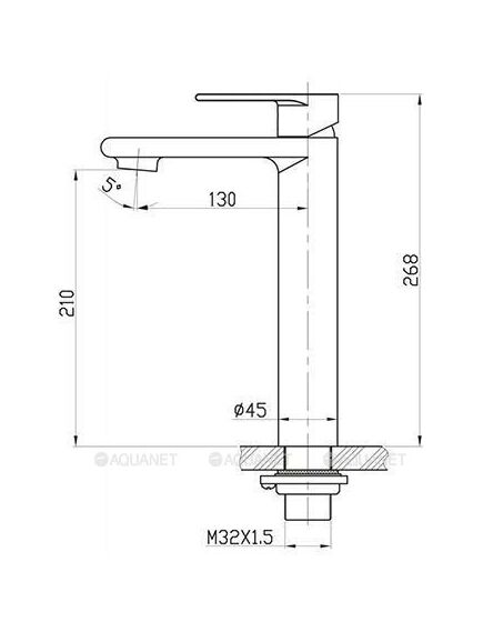 Купить Смеситель для накладных раковин BelBagno NOVA NOV-LMC-IN (nov-lmc-in) по цене 10010 руб., в Санкт-Петебруге в интернет магазине 100-Систем, а также дургие товары BelBagno из раздела Рычажные смесители и Смесители для раковины