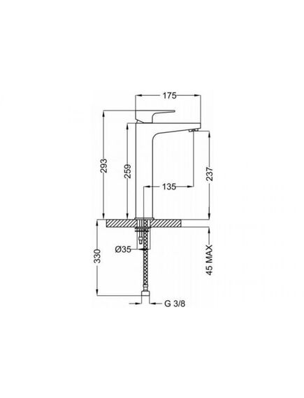Купить Смеситель для раковины Cezares STELLA-LC-01-W0, хром (STELLA-LC-01-W0) по цене 12710 руб., в Санкт-Петебруге в интернет магазине 100-Систем, а также дургие товары CEZARES из раздела Рычажные смесители и Смесители для раковины