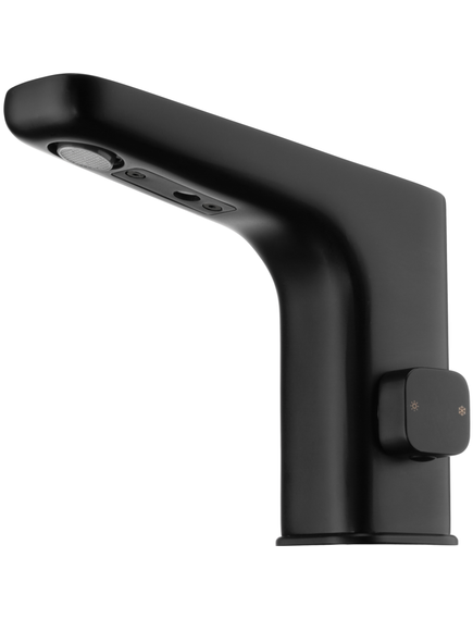 Купить BQH_N29V DEANTE Смеситель сенсорный HIACYNT SENSOR с регулировкой температуры,230/6V (черный) (bqh_n29v) по цене 54313 руб., в Санкт-Петебруге в интернет магазине 100-Систем, а также дургие товары DEANTE из раздела Электронные бесконтактные смесители и Смесители для раковины