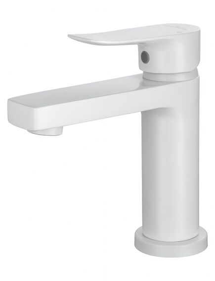 Купить Смеситель для раковины WONZON & WOGHAND Blend, Белый матовый (WW-A40222-MW) (ww-a40222-mw) по цене 13503 руб., в Санкт-Петебруге в интернет магазине 100-Систем, а также дургие товары WONZON & WOGHAND из раздела Рычажные смесители и Смесители для раковины