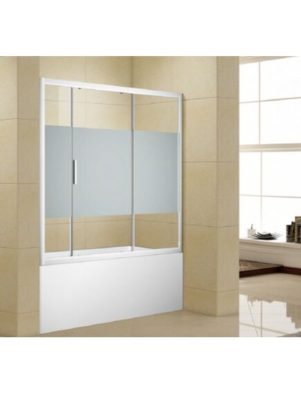 Купить Шторка для ванны Aquanet Practic AE10-B-150H150U-CP, прозрачное стекло (00243611) по цене 27190 руб., в Санкт-Петебруге в интернет магазине 100-Систем, а также дургие товары AQUANET из раздела Стеклянные шторки для ванн и Сантехника