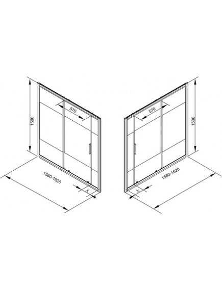 Купить Шторка для ванны Aquanet Practic AE10-B-160H150U-CP, прозрачное стекло (00243612) по цене 29720 руб., в Санкт-Петебруге в интернет магазине 100-Систем, а также дургие товары AQUANET из раздела Стеклянные шторки для ванн и Сантехника