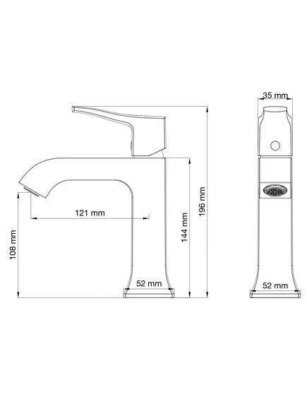 Купить Смеситель для раковины WONZON & WOGHAND FLEX, Брашированное золото (WW-88018072-BG) (ww-88018072-bg) по цене 15254 руб., в Санкт-Петебруге в интернет магазине 100-Систем, а также дургие товары WONZON & WOGHAND из раздела Рычажные смесители и Смесители для раковины