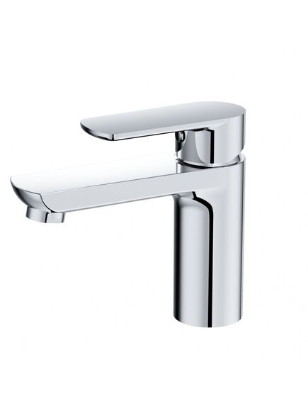 Купить Смеситель для раковины WONZON & WOGHAND Line, Хром (WW-A40732-CR) (ww-a40732-cr) по цене 11281 руб., в Санкт-Петебруге в интернет магазине 100-Систем, а также дургие товары WONZON & WOGHAND из раздела Рычажные смесители и Смесители для раковины