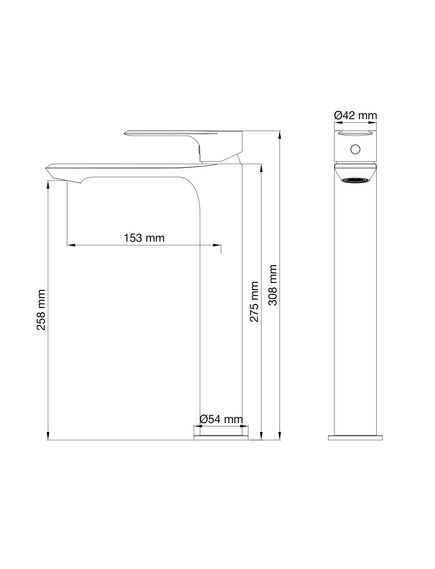 Купить Смеситель для раковины высокий WONZON & WOGHAND BRILLIANT, Хром (WW-88019079-CR) (ww-88019079-cr) по цене 22243 руб., в Санкт-Петебруге в интернет магазине 100-Систем, а также дургие товары WONZON & WOGHAND из раздела Рычажные смесители и Смесители для раковины