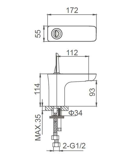 Купить Смеситель для раковины WONZON & WOGHAND SHARK, Хром (WW-48B1101-CR) (ww-48b1101-cr) по цене 24473 руб., в Санкт-Петебруге в интернет магазине 100-Систем, а также дургие товары WONZON & WOGHAND из раздела Рычажные смесители и Смесители для раковины