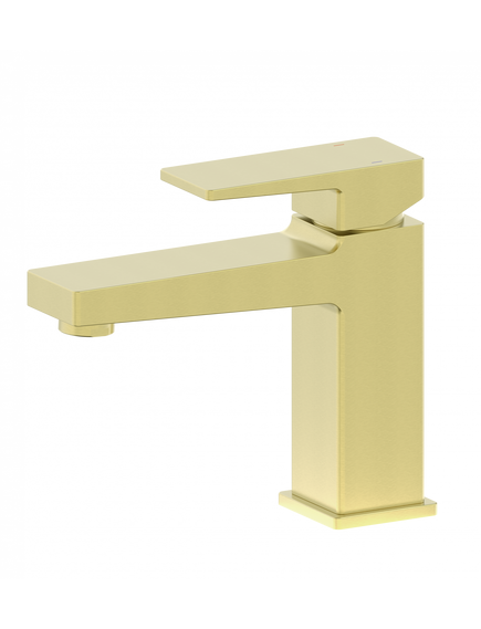 Купить Смеситель для раковины WONZON & WOGHAND CUBE 2.0, Брашированное золото (WW-88018068-BG) (ww-88018068-bg) по цене 19383 руб., в Санкт-Петебруге в интернет магазине 100-Систем, а также дургие товары WONZON & WOGHAND из раздела Рычажные смесители и Смесители для раковины