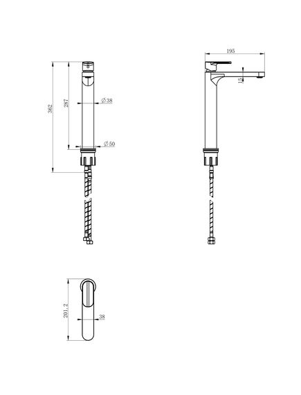 Купить Смеситель для раковины высокий WONZON & WOGHAND, Хром (WW-H1034-CR) (ww-h1034-cr) по цене 12869 руб., в Санкт-Петебруге в интернет магазине 100-Систем, а также дургие товары WONZON & WOGHAND из раздела Рычажные смесители и Смесители для раковины
