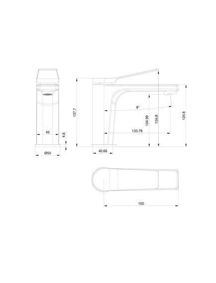 Купить Смеситель для раковины WONZON & WOGHAND, Хром (WW-XH-012-CR) (ww-xh-012-cr) по цене 9787.4 руб., в Санкт-Петебруге в интернет магазине 100-Систем, а также дургие товары WONZON & WOGHAND из раздела Рычажные смесители и Смесители для раковины
