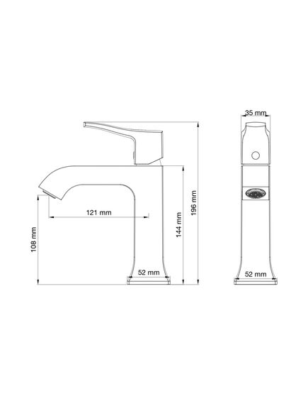 Купить Смеситель для раковины WONZON & WOGHAND FLEX, Хром (WW-88018072-CR) (ww-88018072-cr) по цене 12709 руб., в Санкт-Петебруге в интернет магазине 100-Систем, а также дургие товары WONZON & WOGHAND из раздела Рычажные смесители и Смесители для раковины