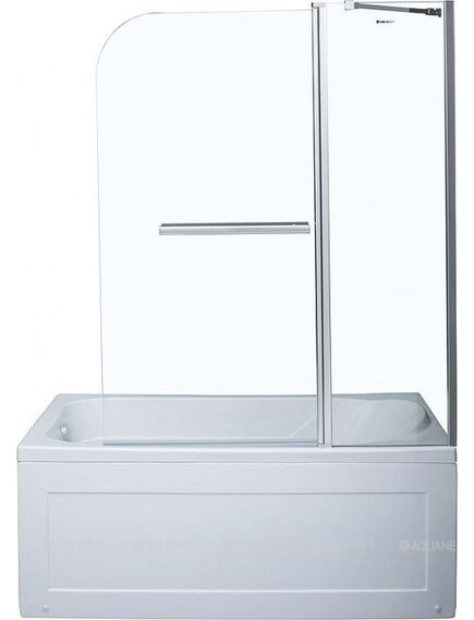Купить Шторка для ванны Aquanet SG-1200, прозрачное стекло (00209412) по цене 17070 руб., в Санкт-Петебруге в интернет магазине 100-Систем, а также дургие товары AQUANET из раздела Стеклянные шторки для ванн и Сантехника