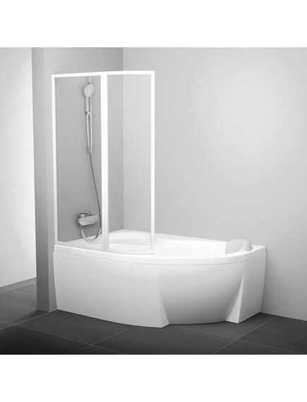 Купить Шторка для ванны Ravak VSK2 ROSA 150 Транспарент 150 L (76L80100Z1) по цене 45870 руб., в Санкт-Петебруге в интернет магазине 100-Систем, а также дургие товары RAVAK из раздела Стеклянные шторки для ванн и Сантехника