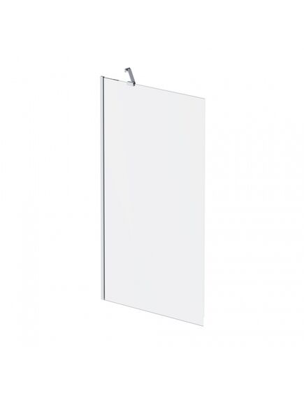 Купить W90BS-080-140CM Gem шторка на борт ванны 80х140, фиксированная, хром, стекло матовое, с пристенным к (W90BS-080-140CM) по цене 15990 руб., в Санкт-Петебруге в интернет магазине 100-Систем, а также дургие товары AM.PM из раздела Стеклянные шторки для ванн и Сантехника
