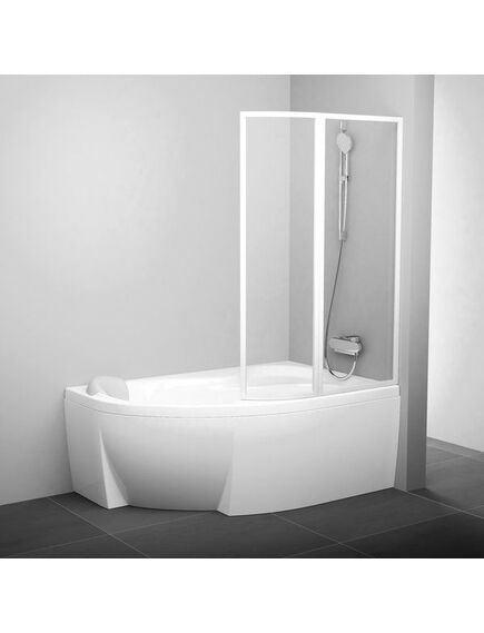 Купить Шторка для ванны Ravak VSK2 ROSA 140 Транспарент 140 P (76p70100z1) по цене 44990 руб., в Санкт-Петебруге в интернет магазине 100-Систем, а также дургие товары RAVAK из раздела Стеклянные шторки для ванн и Сантехника