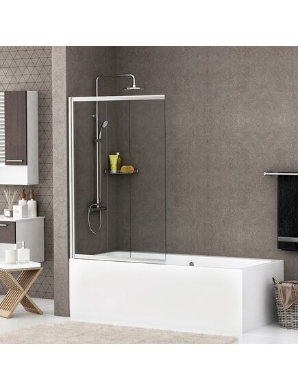 Купить Main 41S02-100 WasserSchutz Стеклянная шторка на ванну (41s02-100 wasserschutz) по цене 28176 руб., в Санкт-Петебруге в интернет магазине 100-Систем, а также дургие товары WasserKRAFT из раздела Стеклянные шторки для ванн и Сантехника