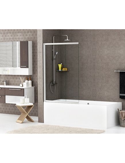 Купить Main 41S02-80  WasserSchutz Стеклянная шторка на ванну (41s02-80 wasserschutz) по цене 26736 руб., в Санкт-Петебруге в интернет магазине 100-Систем, а также дургие товары WasserKRAFT из раздела Стеклянные шторки для ванн и Сантехника