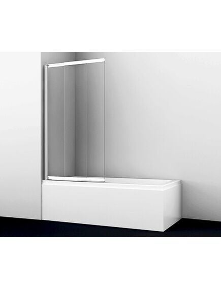 Купить Шторка для ванны WasserKRAFT 41S02-80 148х8х56, профиль хром (41s02-80) по цене 24568 руб., в Санкт-Петебруге в интернет магазине 100-Систем, а также дургие товары WasserKRAFT из раздела Стеклянные шторки для ванн и Сантехника