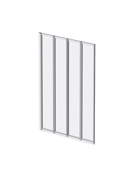 Купить W80BS-100-140CT Like Шторка на борт ванны 100х140, поворотно-складная, хром, стекло прозрачное (W80BS-100-140CT) по цене 22090 руб., в Санкт-Петебруге в интернет магазине 100-Систем, а также дургие товары AM.PM из раздела Стеклянные шторки для ванн и Сантехника