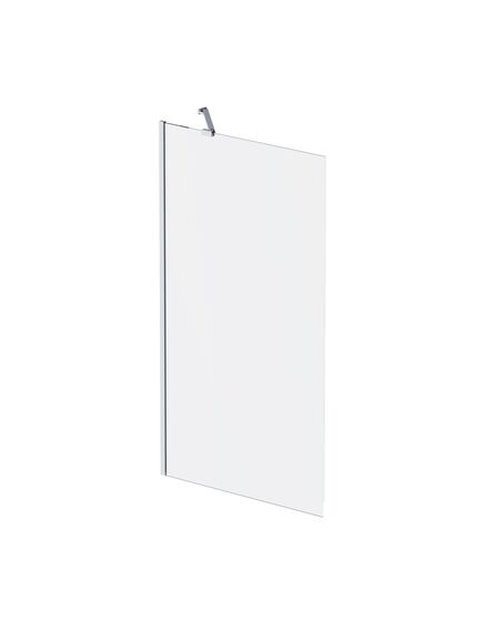 Купить W90BS-080-140CM Gem шторка на борт ванны 80х140, фиксированная, хром, стекло матовое, с пристенным к (W90BS-080-140CM) по цене 15990 руб., в Санкт-Петебруге в интернет магазине 100-Систем, а также дургие товары AM.PM из раздела Стеклянные шторки для ванн и Сантехника