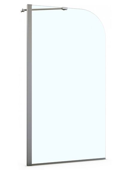 Купить Шторка для ванны Azario Merrit 80х140 цвет профиля серебро (AZ-NF6310 800) по цене 9450 руб., в Санкт-Петебруге в интернет магазине 100-Систем, а также дургие товары Azario из раздела Стеклянные шторки для ванн и Сантехника