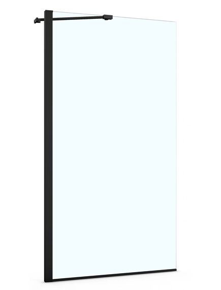 Купить Шторка для ванны Azario Merrit 80х140 цвет профиля черный (AZ-NF6310-1 800 BLACK) по цене 9900 руб., в Санкт-Петебруге в интернет магазине 100-Систем, а также дургие товары Azario из раздела Стеклянные шторки для ванн и Сантехника