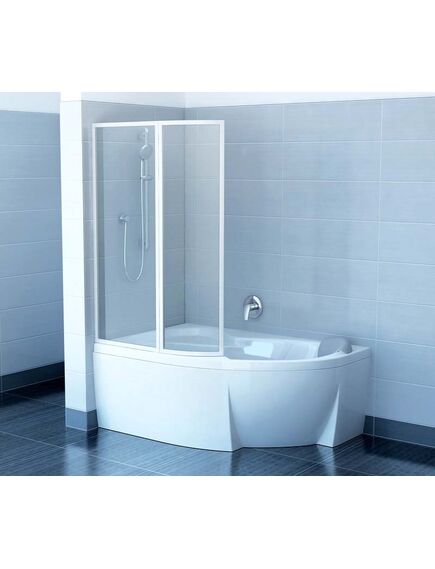 Купить Шторка для ванны Ravak VSK2 ROSA 150 Транспарент 150 L (76L80100Z1) по цене 45870 руб., в Санкт-Петебруге в интернет магазине 100-Систем, а также дургие товары RAVAK из раздела Стеклянные шторки для ванн и Сантехника
