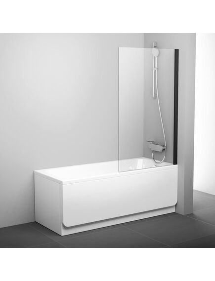 Купить Шторка на ванну 80х140 см Ravak Pivot 79840300Z1 (79840300z1) по цене 23650 руб., в Санкт-Петебруге в интернет магазине 100-Систем, а также дургие товары RAVAK из раздела Стеклянные шторки для ванн и Сантехника