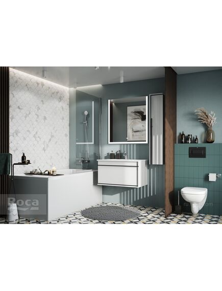 Купить Шторка на ванну Roca Roca Capital распашная 850X1400 хром M4008512M (m4008512m) по цене 19373.77 руб., в Санкт-Петебруге в интернет магазине 100-Систем, а также дургие товары ROCA из раздела Стеклянные шторки для ванн и Сантехника