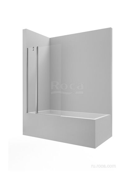 Купить Шторка на ванну Roca Victoria B1HF 100X150  M19510012 (m19510012) по цене 23988.77 руб., в Санкт-Петебруге в интернет магазине 100-Систем, а также дургие товары ROCA из раздела Стеклянные шторки для ванн и Сантехника
