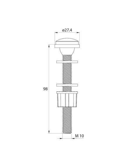 Купить Наливная арматура Iddis F012400-0007 с нижней подводкой (f012400-0007) по цене 890 руб., в Санкт-Петебруге в интернет магазине 100-Систем, а также дургие товары IDDIS из раздела Арматура для унитаза и Унитазы