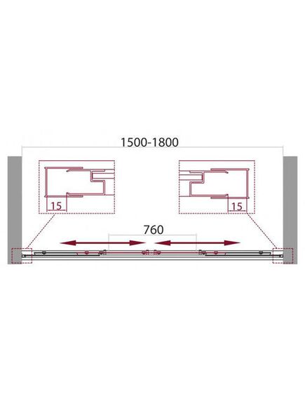 Купить Шторка на ванну BelBagno Unique VF-2 180 UNIQUE-VF-2-150/180-140-P-Cr профиль Хром стекло рифленое (unique-vf-2-150/180-140-p-cr) по цене 26500 руб., в Санкт-Петебруге в интернет магазине 100-Систем, а также дургие товары BelBagno из раздела Стеклянные шторки для ванн и Сантехника
