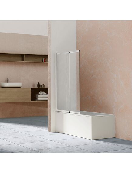 Купить Душевая шторка на ванну VSB-1E100CL, 1000*1450, хром, стекло прозрачное, , шт (VSB-1E100CL) по цене 20634 руб., в Санкт-Петебруге в интернет магазине 100-Систем, а также дургие товары Vincea из раздела Стеклянные шторки для ванн и Сантехника