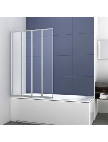 Купить Душевая шторка на ванну VSB-31100CL, 1000*1400, хром, стекло прозрачное, , шт (VSB-31100CL) по цене 17518 руб., в Санкт-Петебруге в интернет магазине 100-Систем, а также дургие товары Vincea из раздела Стеклянные шторки для ванн и Сантехника