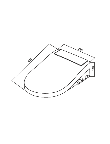 Купить CCC7851WH Clean Care электронная крышка-биде (ccc7851wh) по цене 79990 руб., в Санкт-Петебруге в интернет магазине 100-Систем, а также дургие товары AM.PM из раздела Крышки-биде и Унитазы