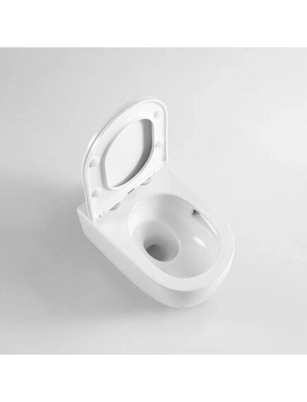 Купить Унитаз BERGES подвесной Tornas Rimless 53 см, сиденье дюропласт Tornas Slim SO, микролифт, быстросъём (082137) по цене 23990 руб., в Санкт-Петебруге в интернет магазине 100-Систем, а также дургие товары BERGES из раздела Унитазы подвесные и Унитазы
