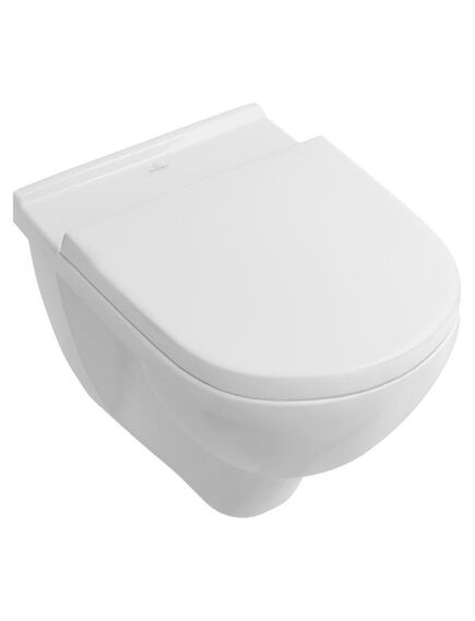 Купить Унитаз подвесной Villeroy&Boch O.Novo DirectFlush (с крышкой SoftClose) 5660HR01 (5660 HR01)  (5660hr01) по цене 35977.37 руб., в Санкт-Петебруге в интернет магазине 100-Систем, а также дургие товары VILLEROY & BOCH из раздела Унитазы подвесные и Унитазы