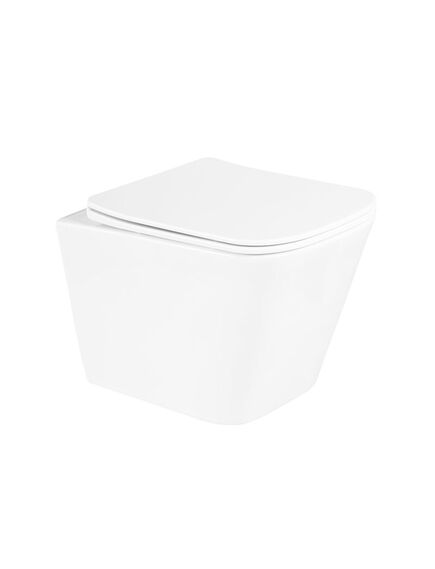 Купить Чаша унитаза подвесного в комплекте с сиденьем дюропласт soft close (bb3103chr/sc) по цене 14940 руб., в Санкт-Петебруге в интернет магазине 100-Систем, а также дургие товары BelBagno из раздела Унитазы подвесные и Унитазы