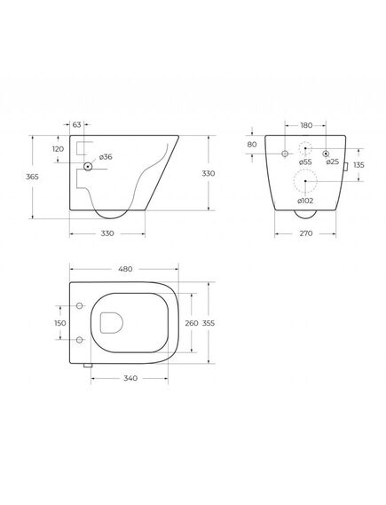 Купить Унитаз подвесной с сиденьем и креплением с функцией биде и смесителем BB3103CHR-BS/SC (bb3103chr-bs/sc) по цене 22690 руб., в Санкт-Петебруге в интернет магазине 100-Систем, а также дургие товары BelBagno из раздела Унитазы подвесные и Унитазы