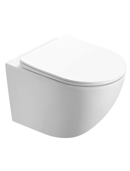 Купить Унитаз подвесной Azario Morano AZ-450W белый (az-450w) по цене 11250 руб., в Санкт-Петебруге в интернет магазине 100-Систем, а также дургие товары Azario из раздела Унитазы подвесные и Унитазы