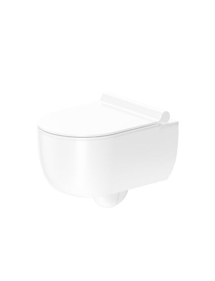 Купить подвесной унитаз Damixa Scandinavian Pure без ободка с сиденьем микролифт DX36C1701SC (DX36C1701SC) по цене 20990 руб., в Санкт-Петебруге в интернет магазине 100-Систем, а также дургие товары DAMIXA из раздела Унитазы подвесные и Унитазы