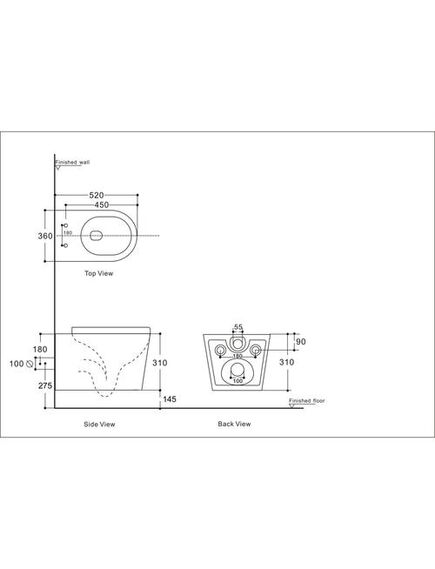 Купить Унитаз подвесной Aquanet Rimless Atago 2.0 W LX-1905 (atago 2.0 w) по цене 20930 руб., в Санкт-Петебруге в интернет магазине 100-Систем, а также дургие товары AQUANET из раздела Унитазы подвесные и Унитазы