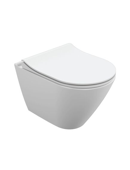 Купить CERSANIT Подвесной клееный унитаз CITY OVAL Clean On DPL EO slim (63114) по цене 19990 руб., в Санкт-Петебруге в интернет магазине 100-Систем, а также дургие товары CERSANIT из раздела Унитазы подвесные и Унитазы