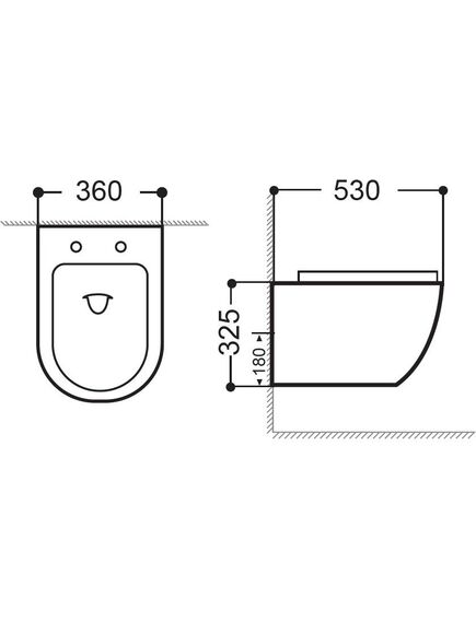 Купить Унитаз подвесной Aquanet Rimless Cetus 2.0 W LX-1901С (cetus 2.0 w mb) по цене 32330 руб., в Санкт-Петебруге в интернет магазине 100-Систем, а также дургие товары AQUANET из раздела Унитазы подвесные и Унитазы