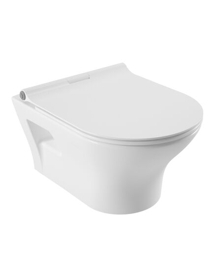 Купить УНИТАЗ ПОДВЕСНОЙ 52x35,5 СМ, С ОБОДКОМ, С СИДЕНЬЕМ С МИКРОЛИФТОМ ZETA (nt23sl) по цене 12189.7 руб., в Санкт-Петебруге в интернет магазине 100-Систем, а также дургие товары Serel из раздела Унитазы подвесные и Унитазы